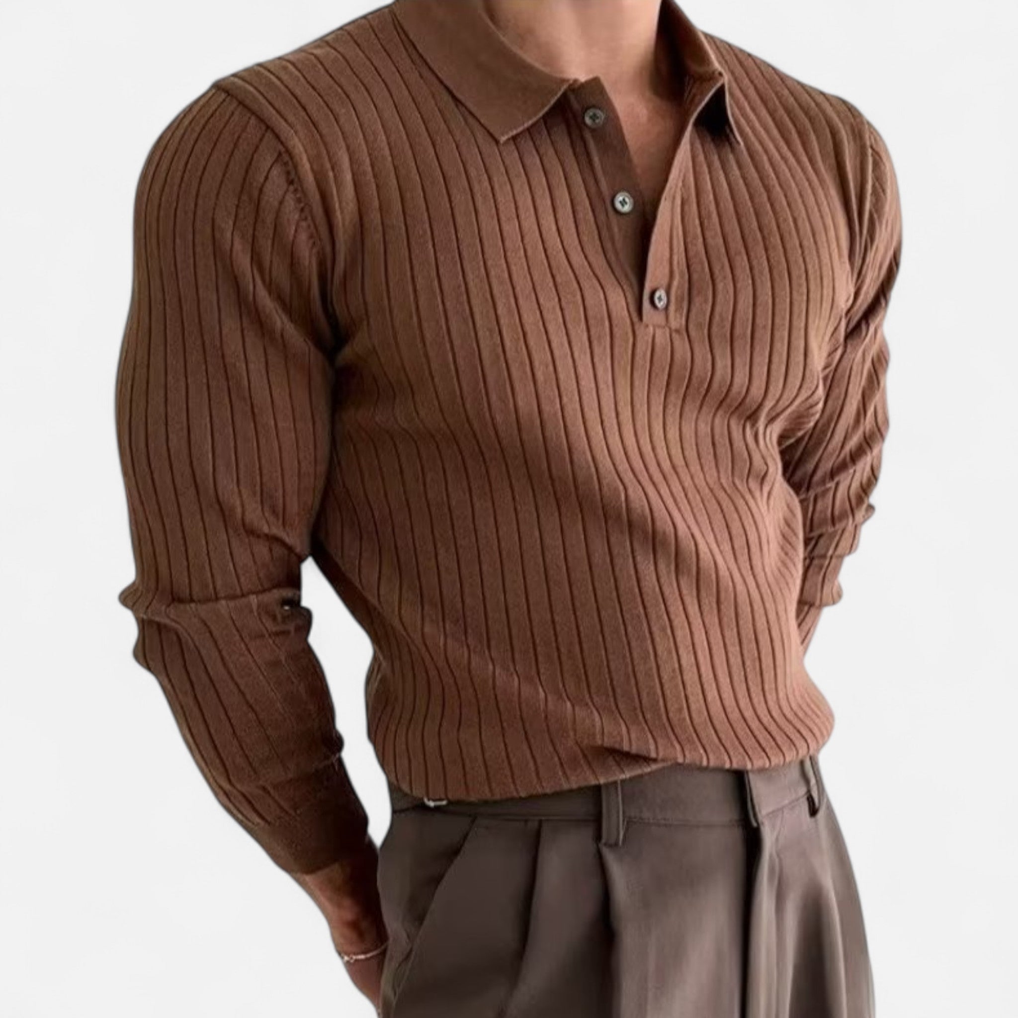 Eliaro Moda | Camisa Polo Hombre Elegancia Clásica en Punto Ligero