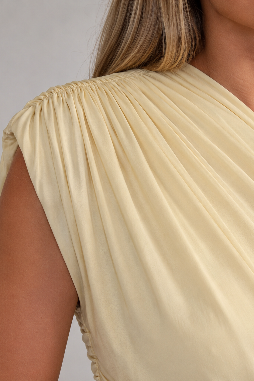 Rochie de maternitate asimetrică, lungă, elegantă