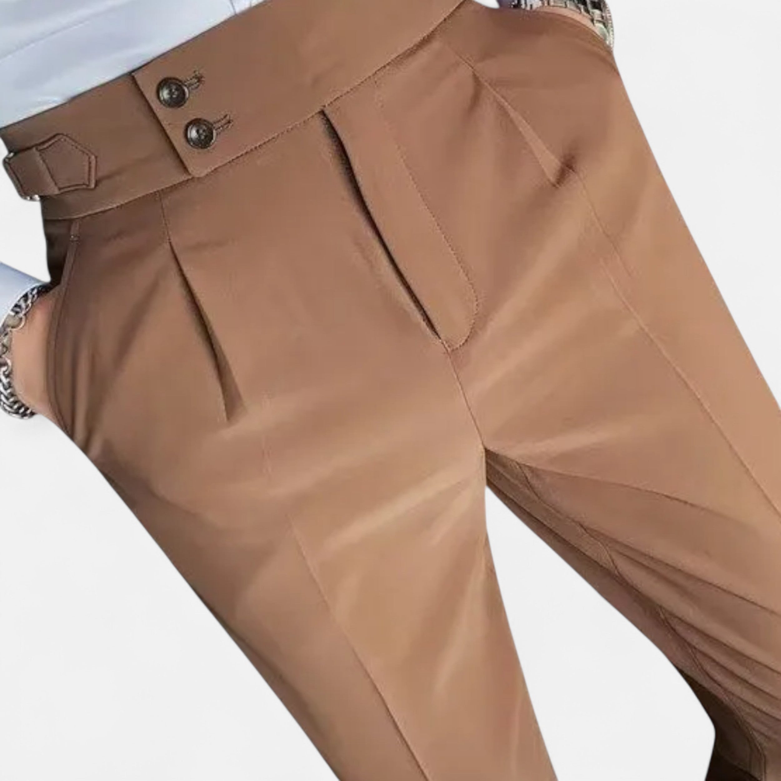 Eliaro Moda | Pantalones Elegantes Hombre Estilo Inglés Ajuste Fino