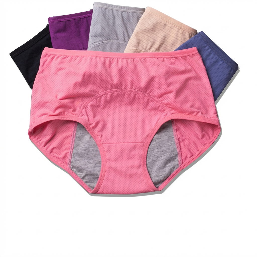 Cotton Briefs with Moisture Control, Seamless and Breathable