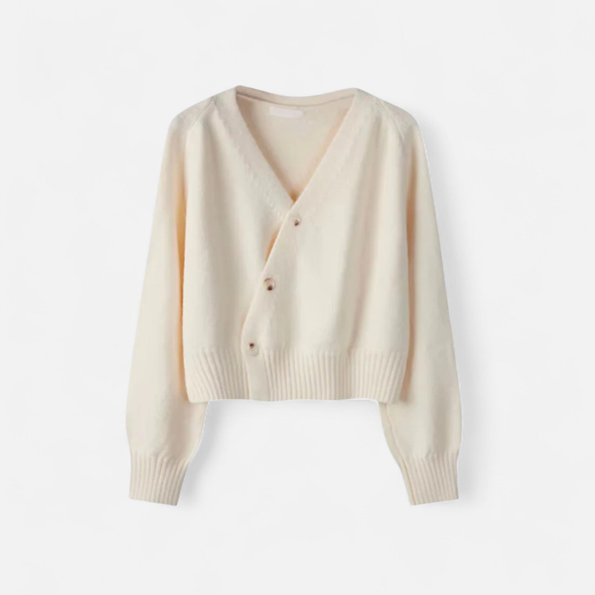 Eliaro Moda | Cárdigan Mujer Lana Premium con Botones en Diagonal