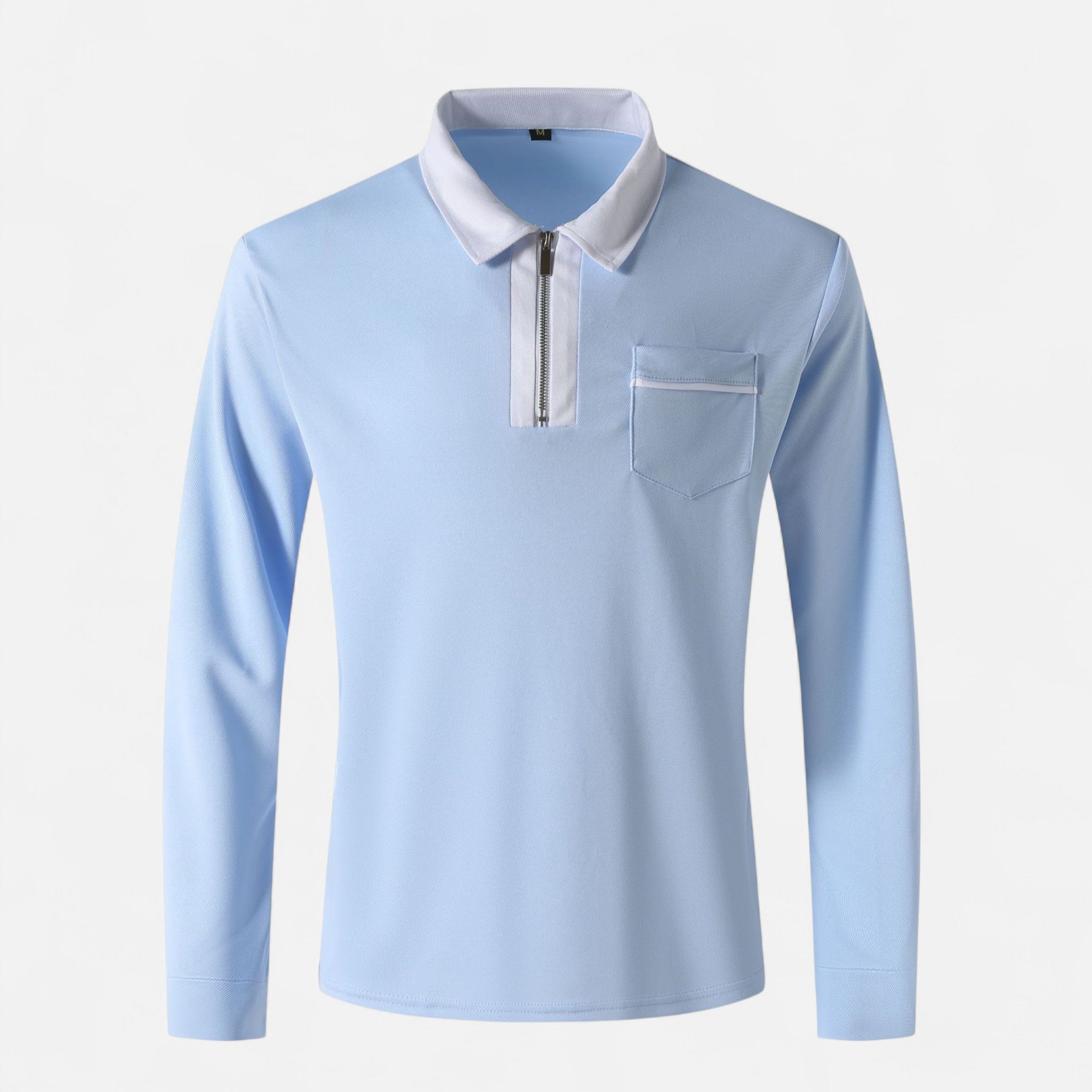 Eliaro Moda | Polo Hombre Otoño Cremallera Cuello Lapel Casual