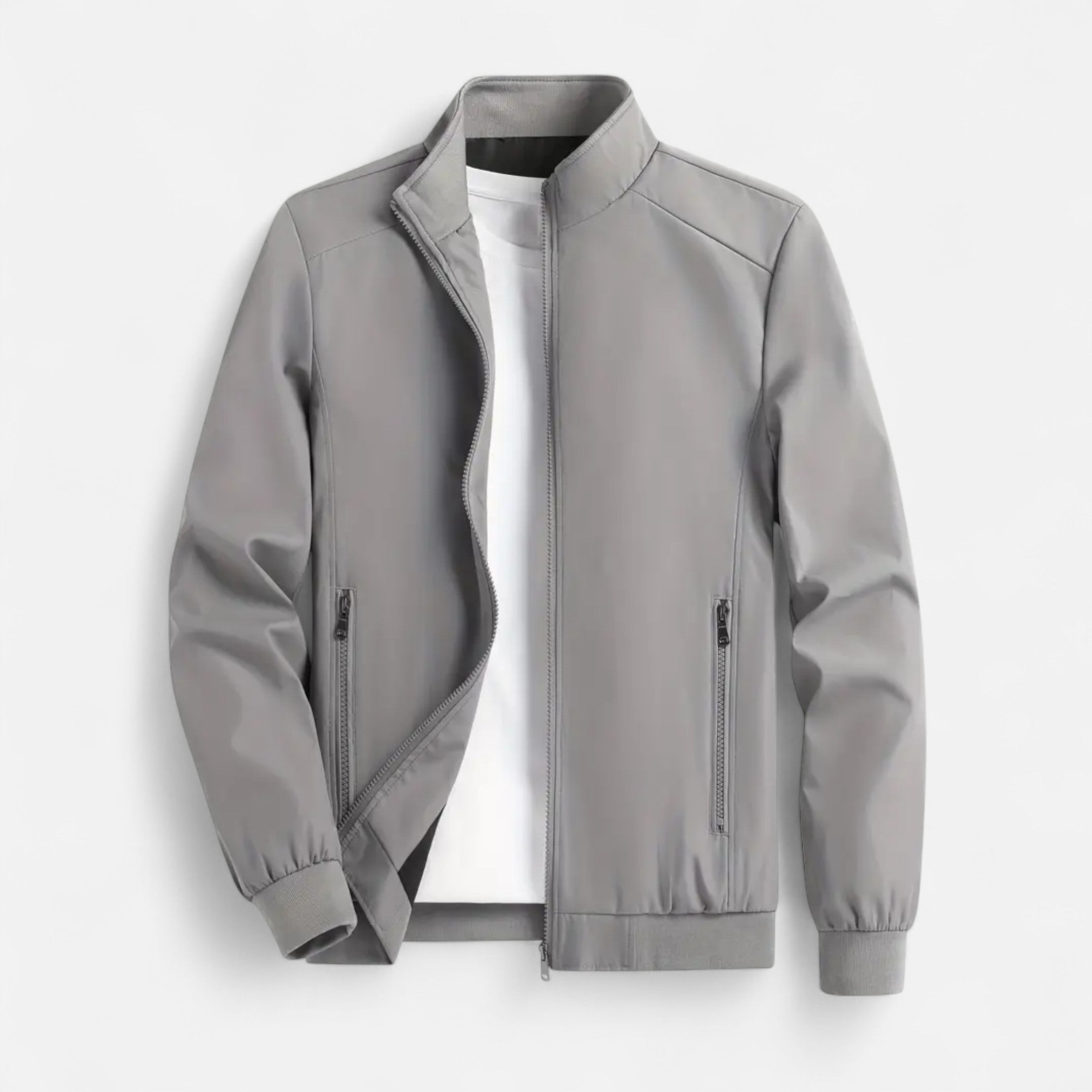Eliaro Moda | Chaqueta Ligera Hombre Cremallera Cuello Alto