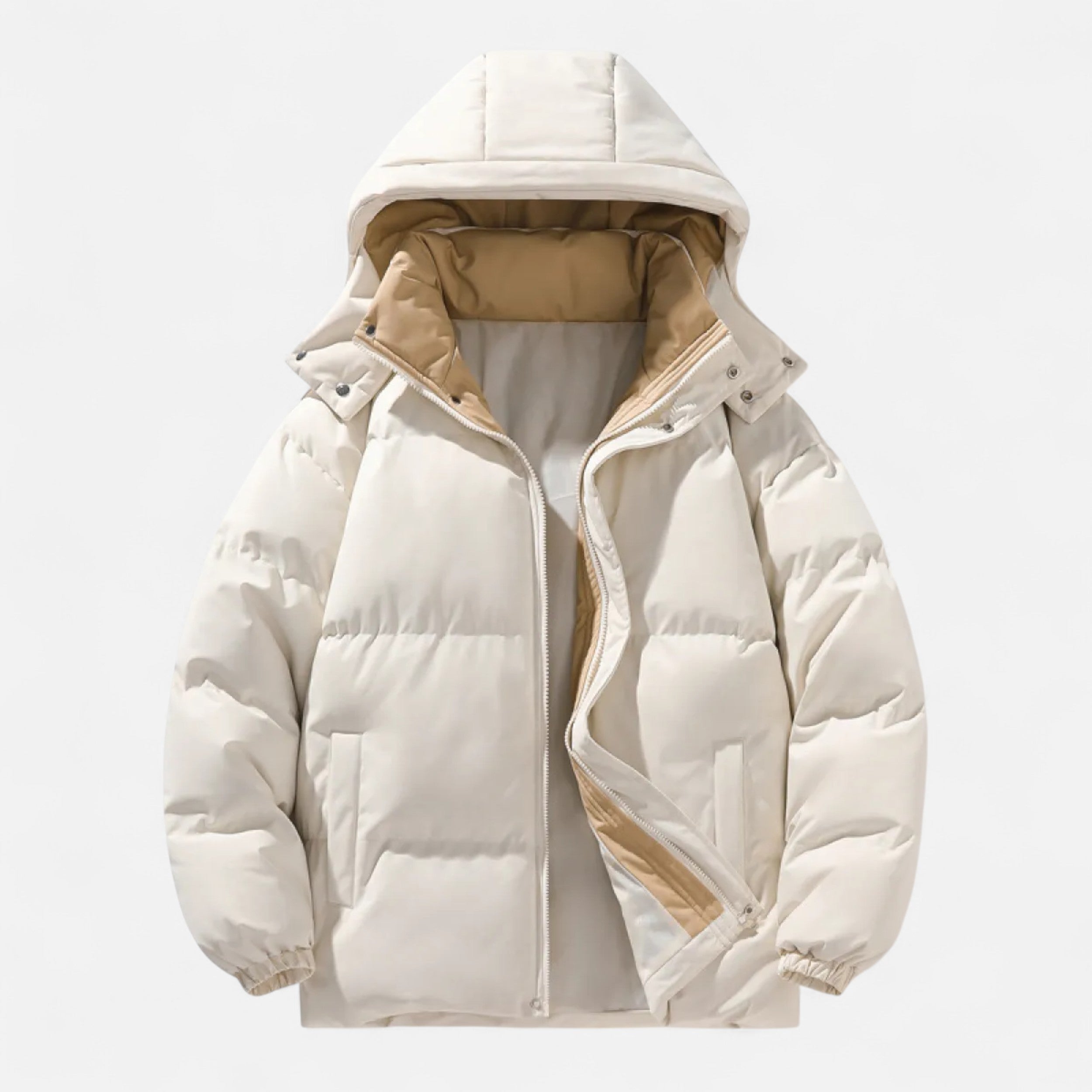 Eliaro Moda | Chaqueta Acolchada Hombre Invierno con Capucha Desmontable