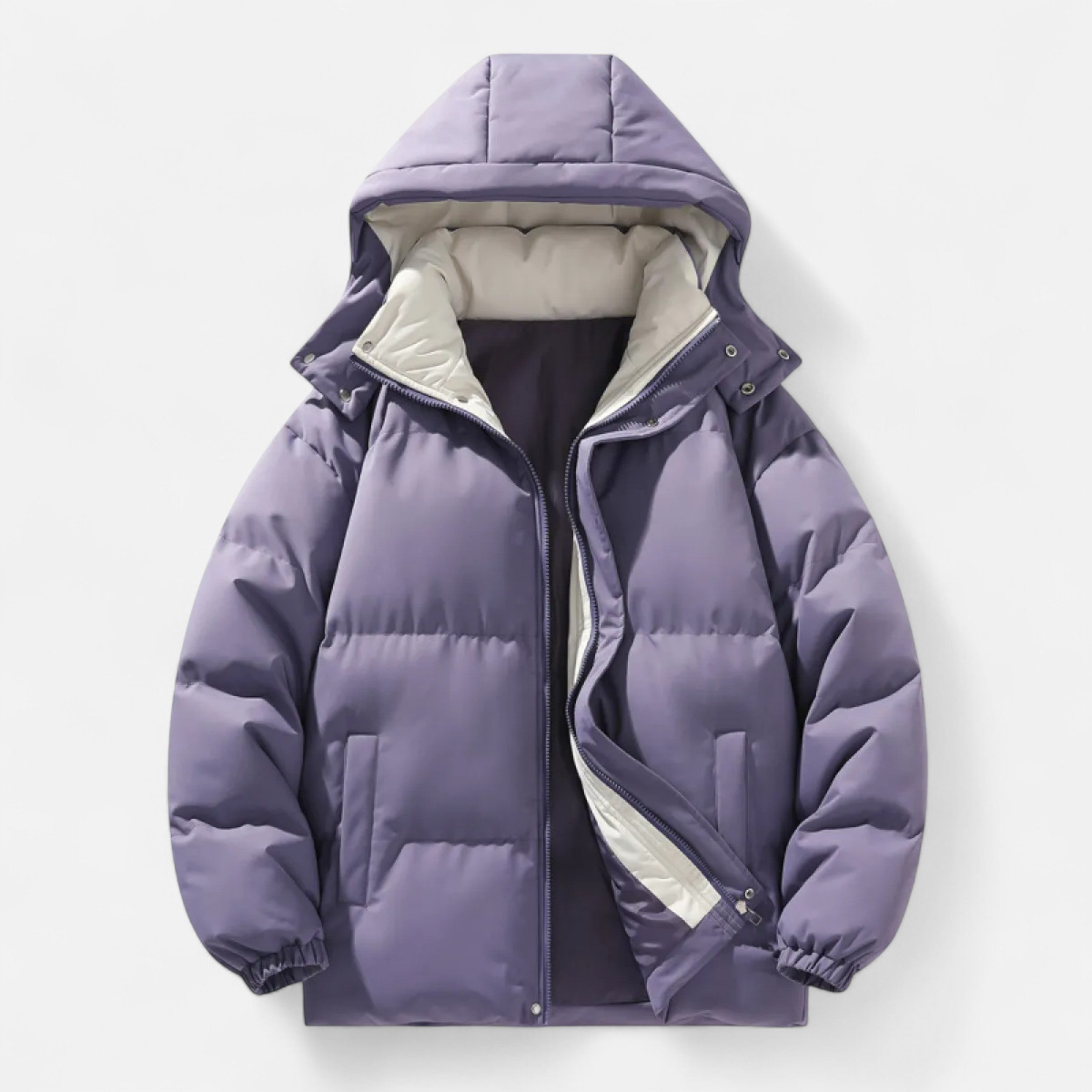Eliaro Moda | Chaqueta Acolchada Hombre Invierno con Capucha Desmontable