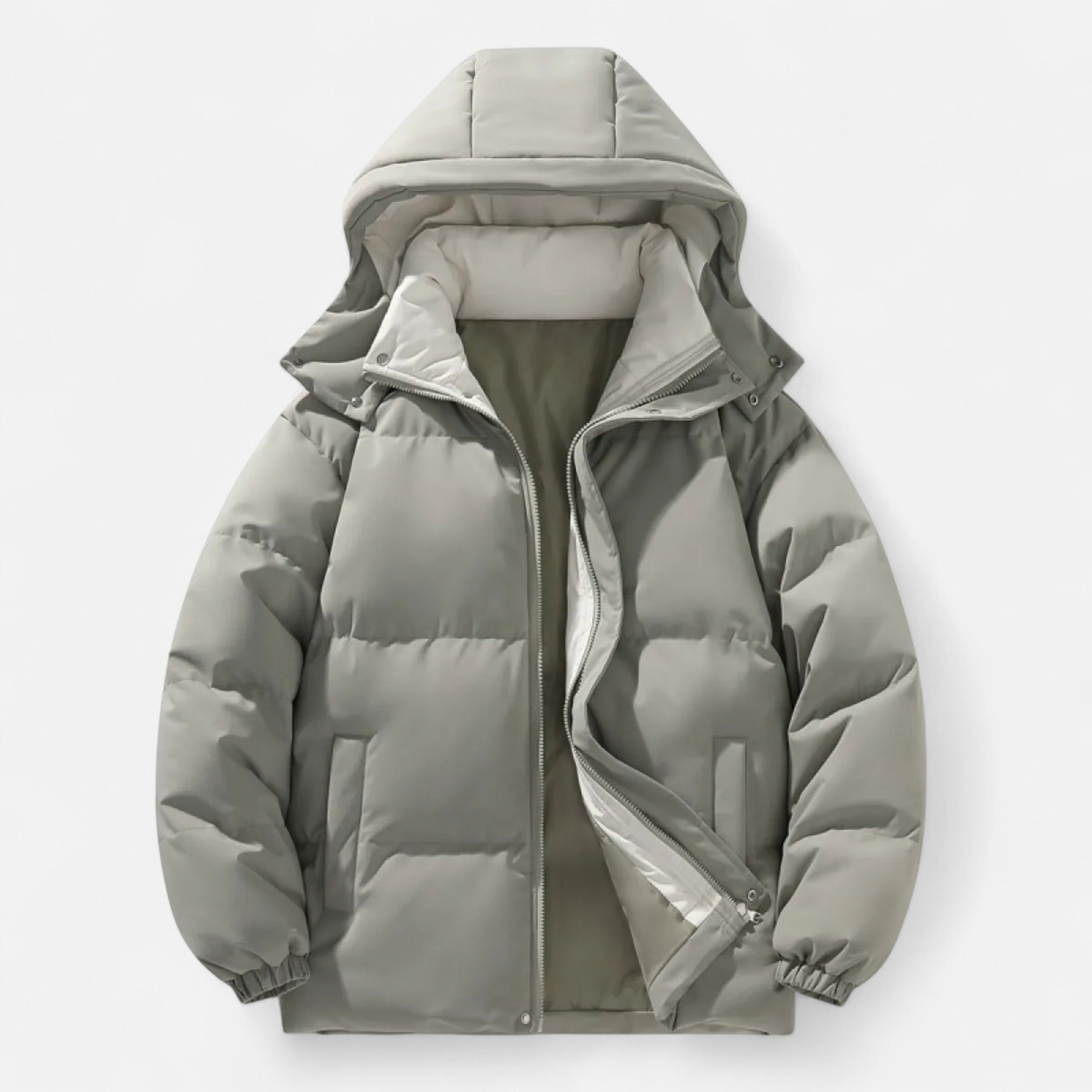 Eliaro Moda | Chaqueta Acolchada Hombre Invierno con Capucha Desmontable