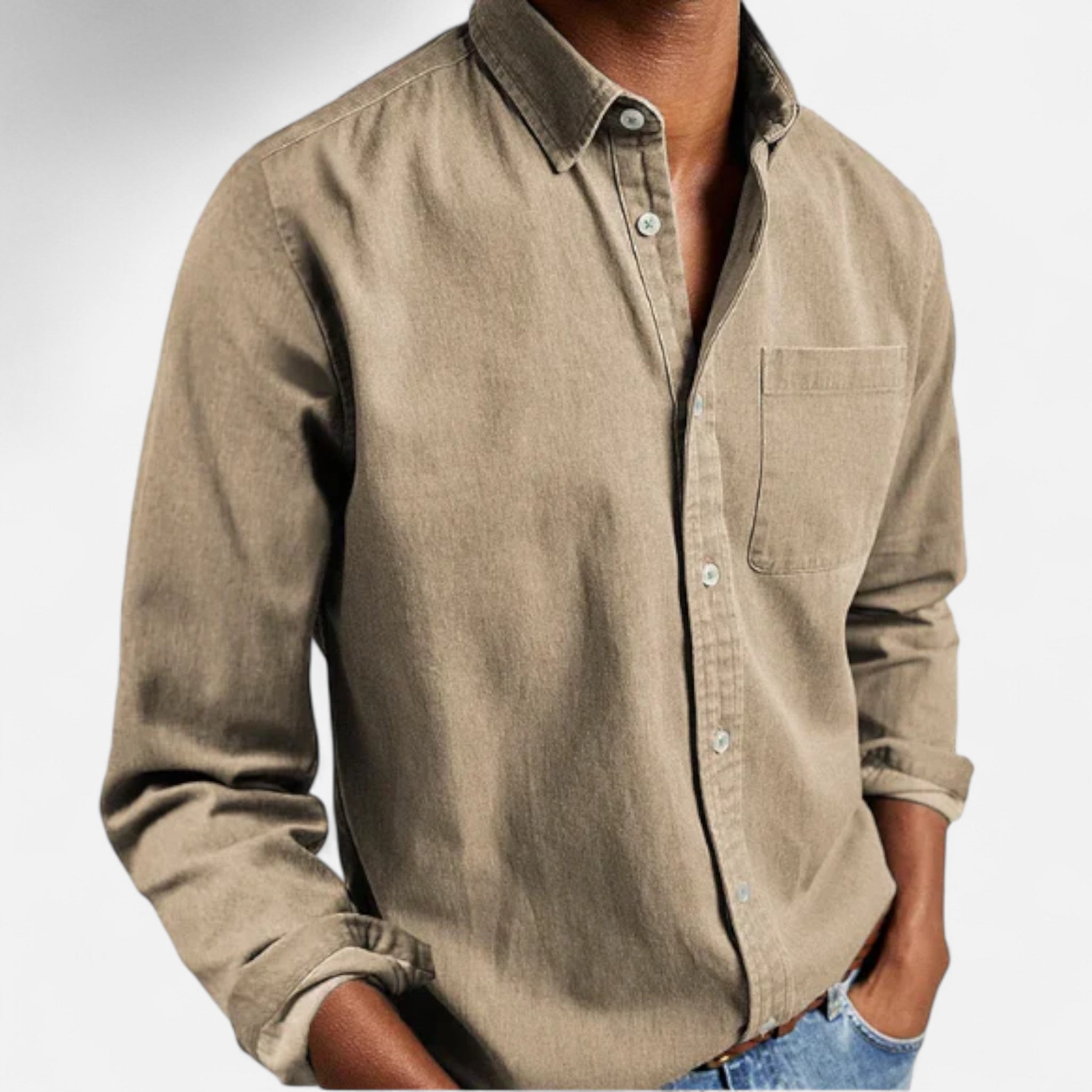 Eliaro Moda | Camisa Denim Hombre Algodón Premium Estilo Clásico