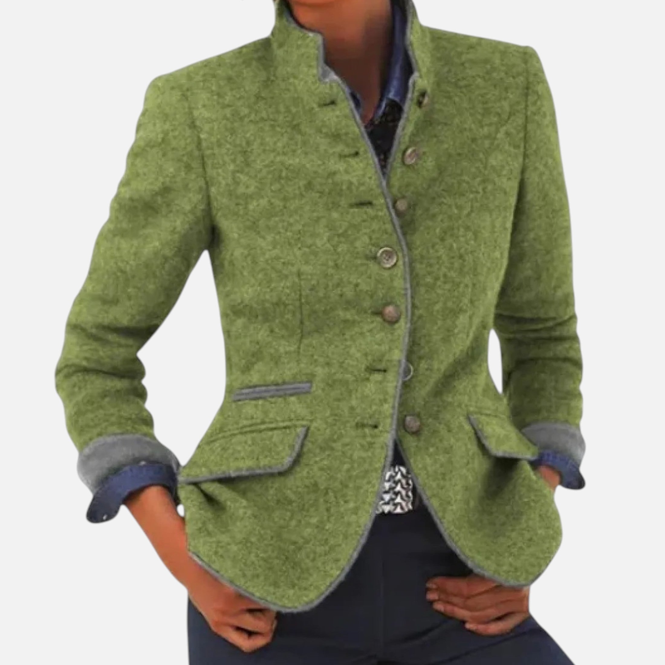 Eliaro Moda | Abrigo Mujer Invierno Lana Imitación Elegante