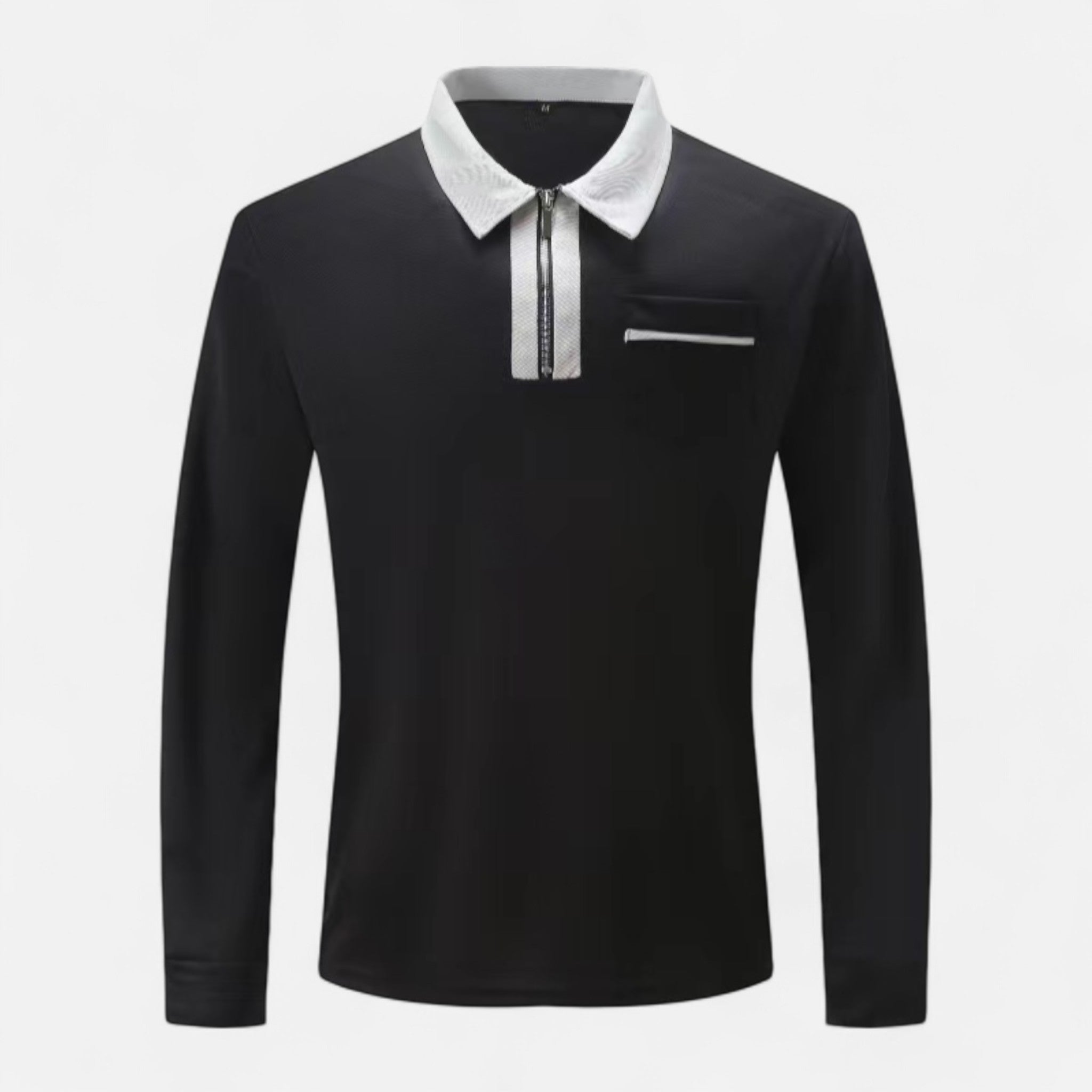 Eliaro Moda | Polo Hombre Otoño Cremallera Cuello Lapel Casual
