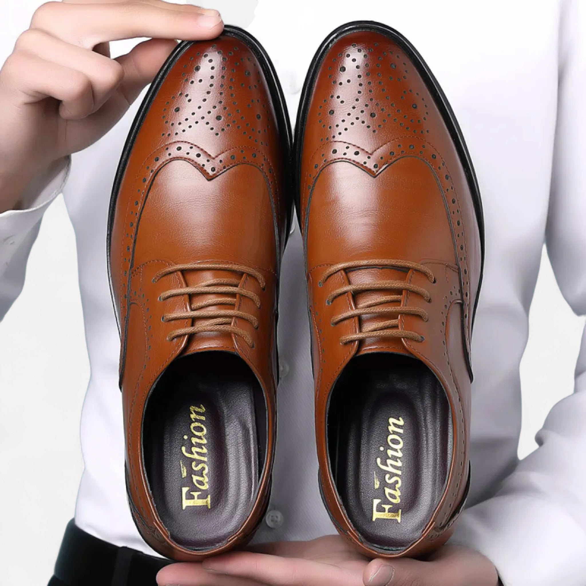 Eliaro Moda | Zapatos Formales Hombre Estilo Inglés Perforado