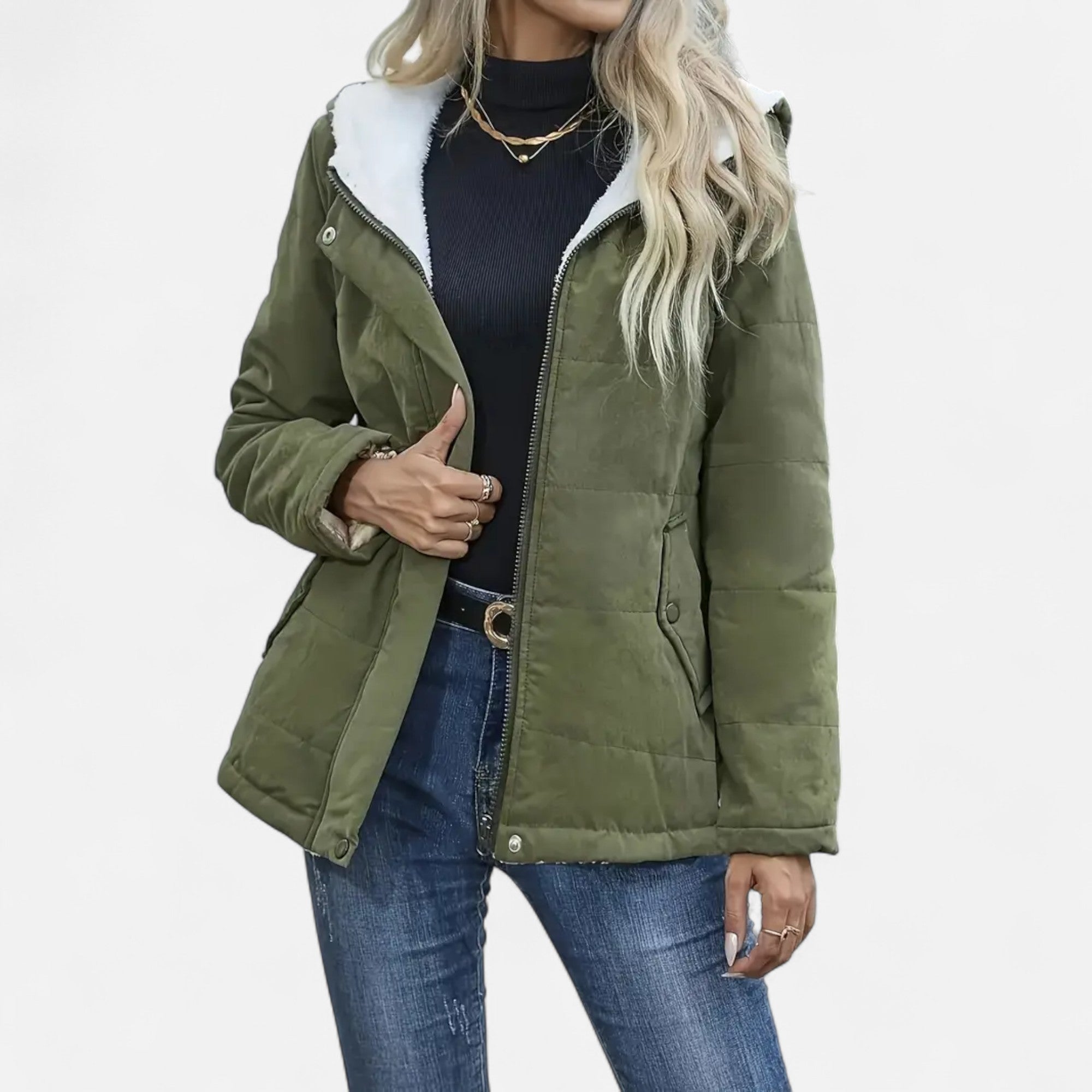 Eliaro Moda | Chaqueta de Invierno con Forro Polar