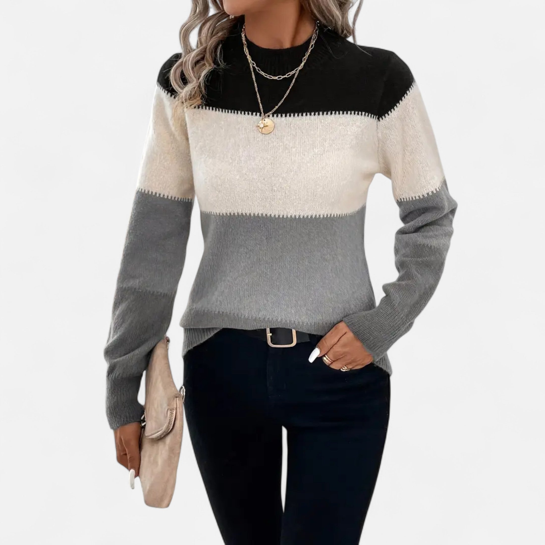 Eliaro Moda | Jersey de Cuello Alto Clásico para Mujer