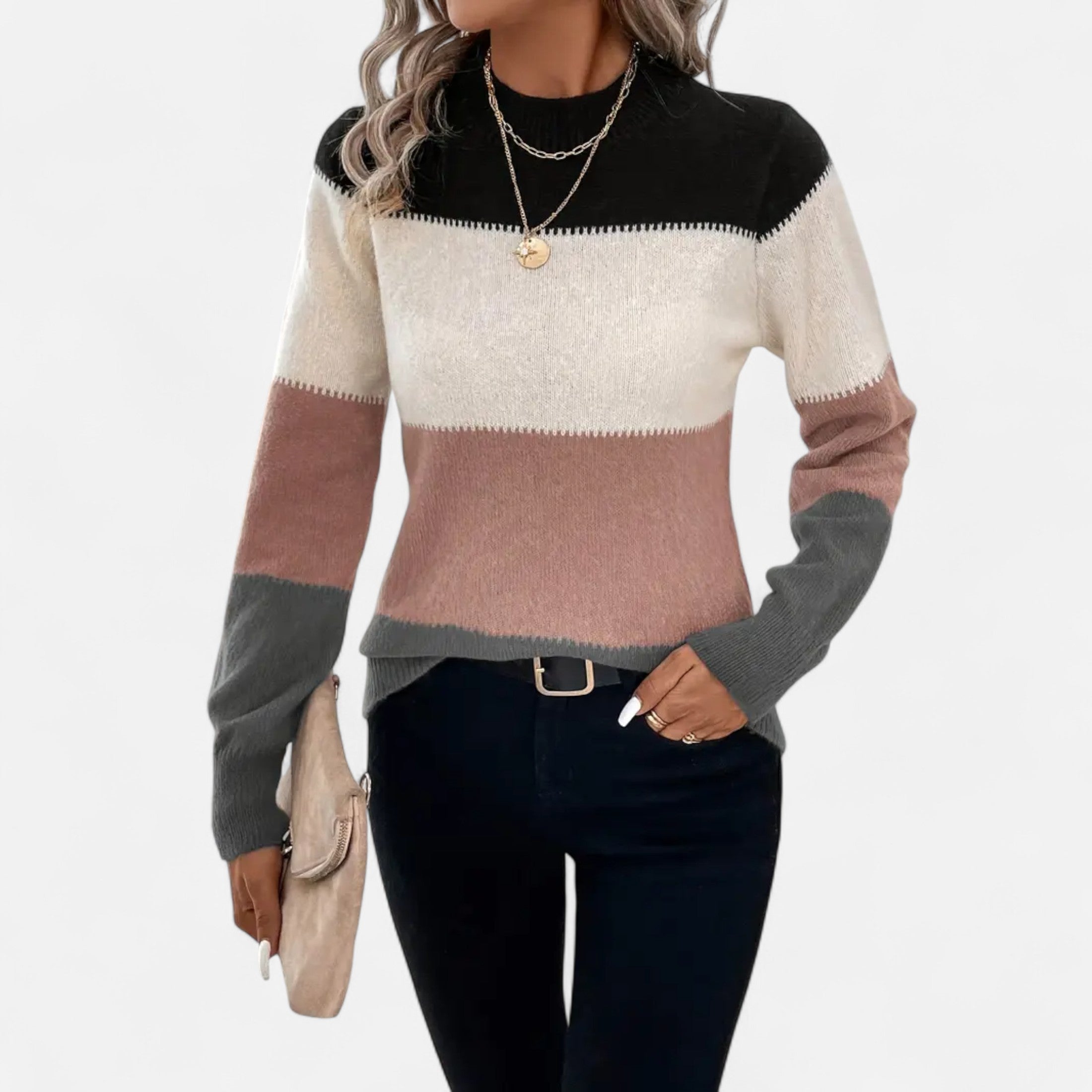 Eliaro Moda | Jersey de Cuello Alto Clásico para Mujer