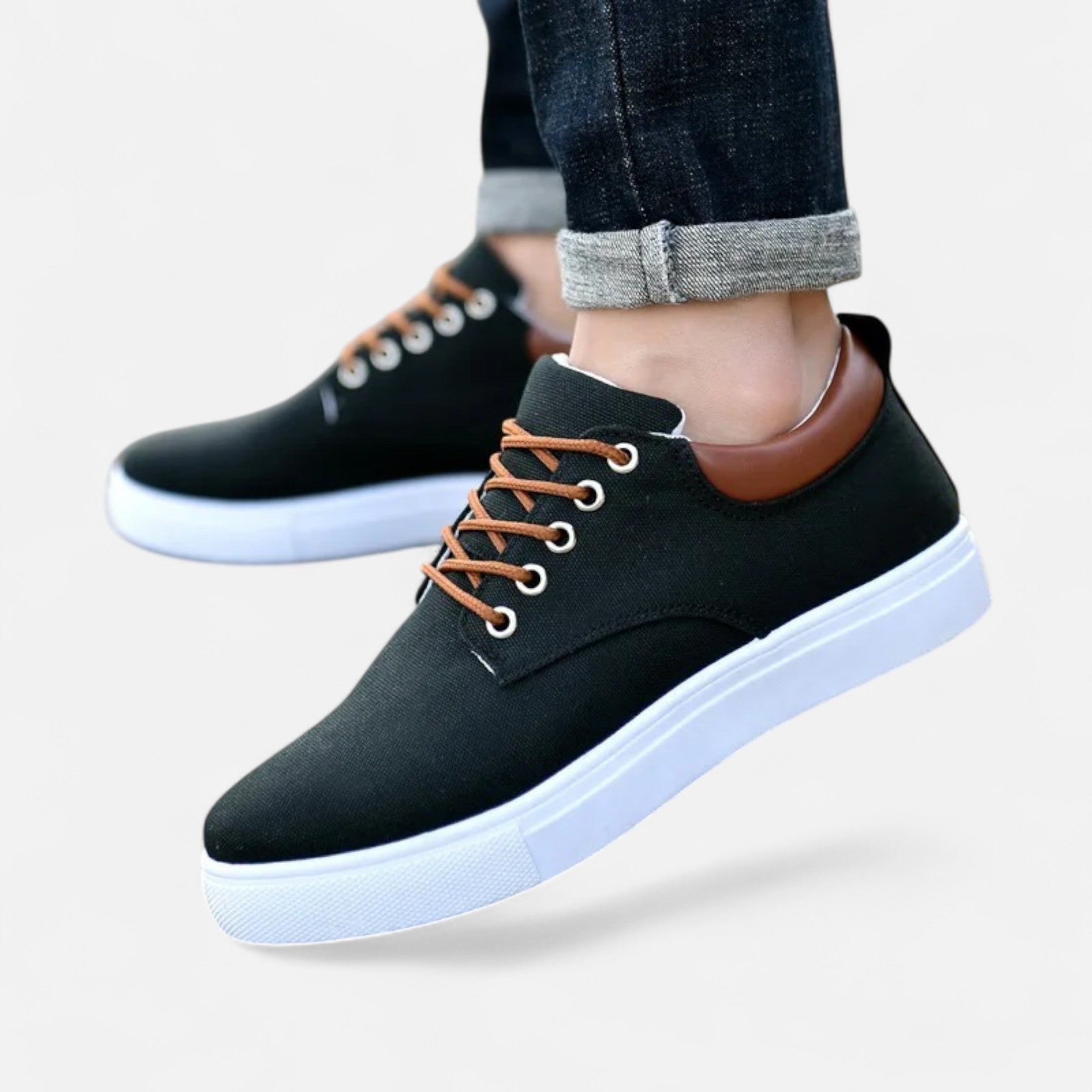 Eliaro Moda | Zapatillas Hombre Invierno Lona con Suela Blanca