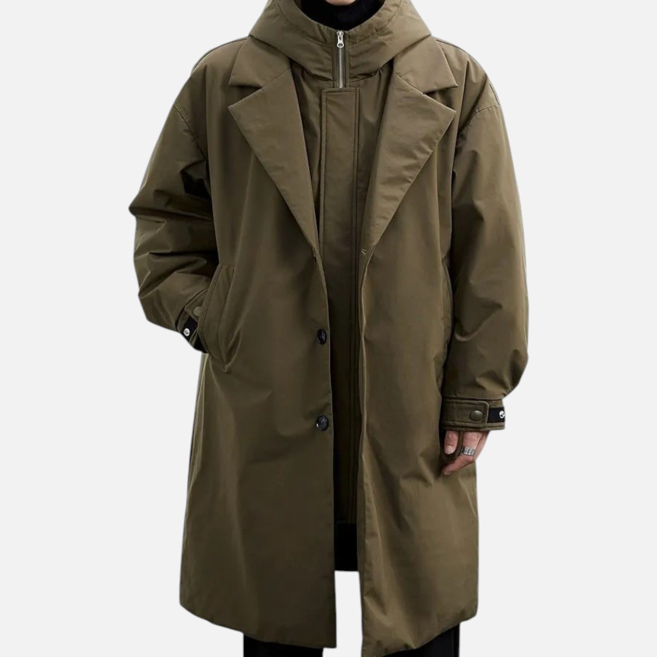 Eliaro Moda | Chaqueta Hombre Invierno Larga Impermeable