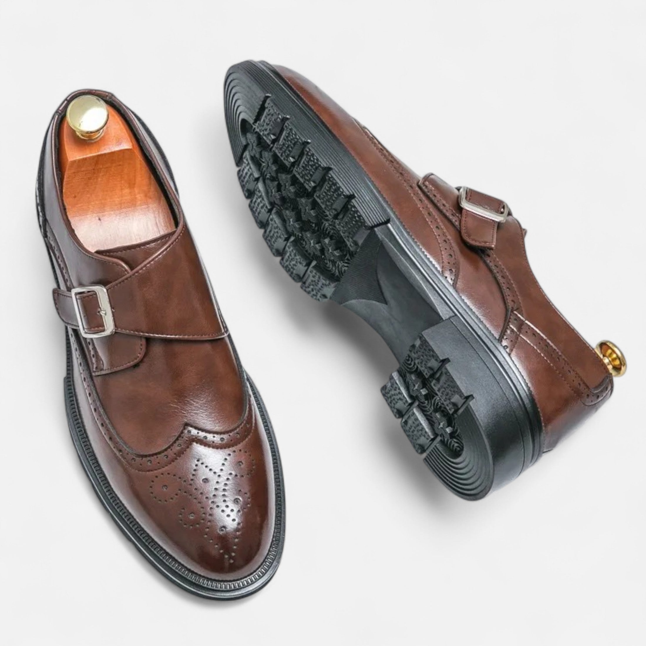Eliaro Moda | Zapatos Oxford Hombre Monk Strap Brogue