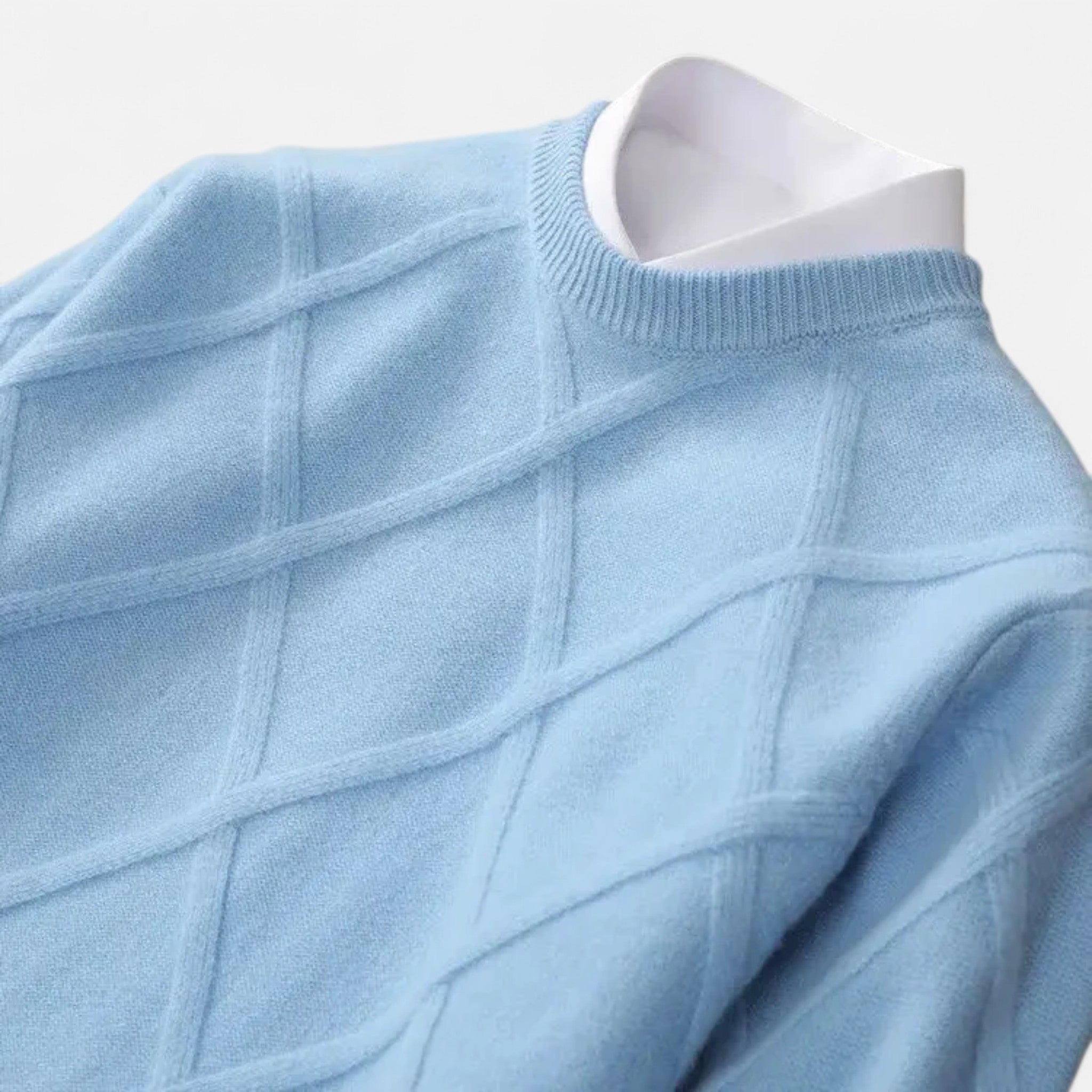 Eliaro Moda | Suéter Hombre Cachemira Premium Punto Argyle