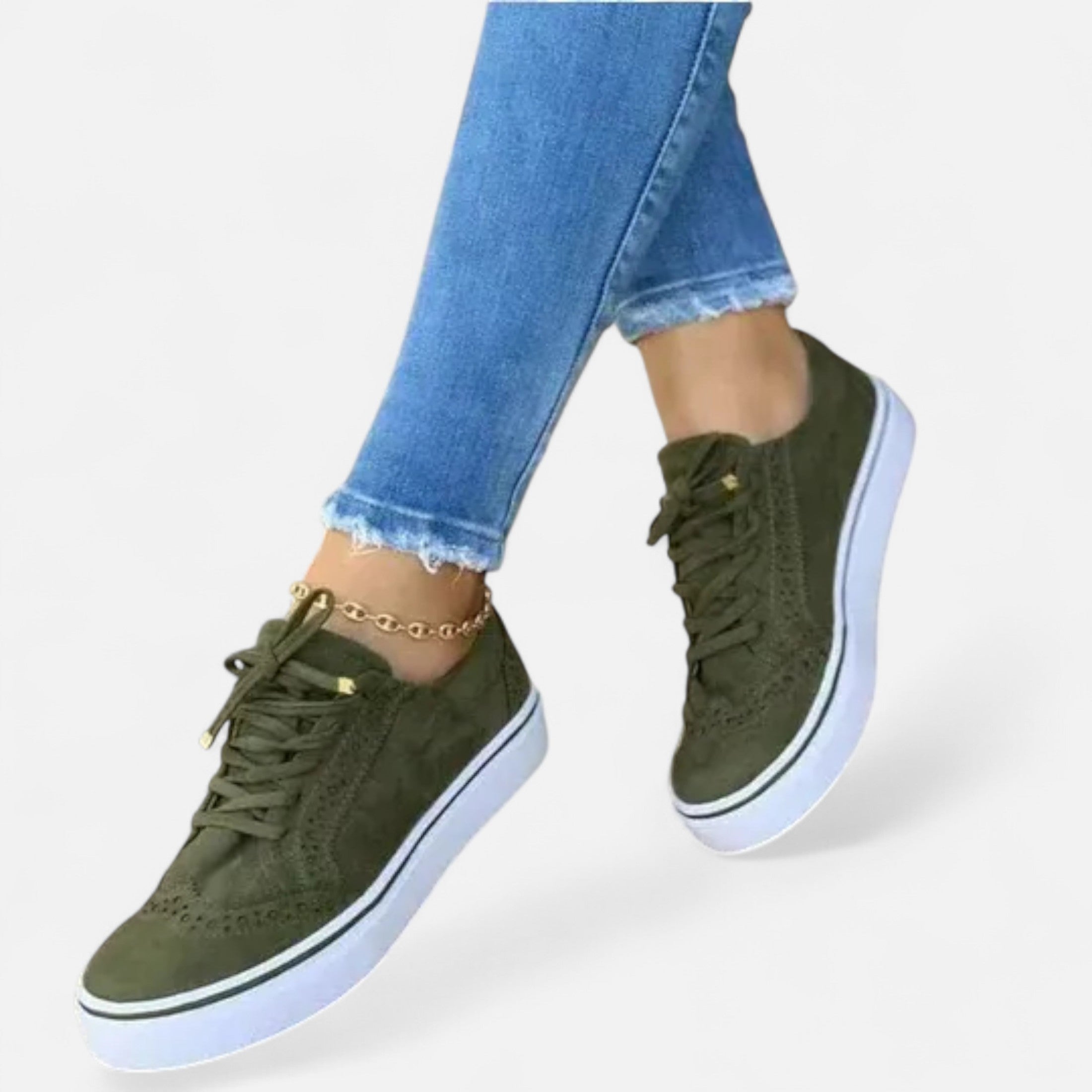 Eliaro Moda | Zapatillas Mujer Punta Redonda Color Sólido