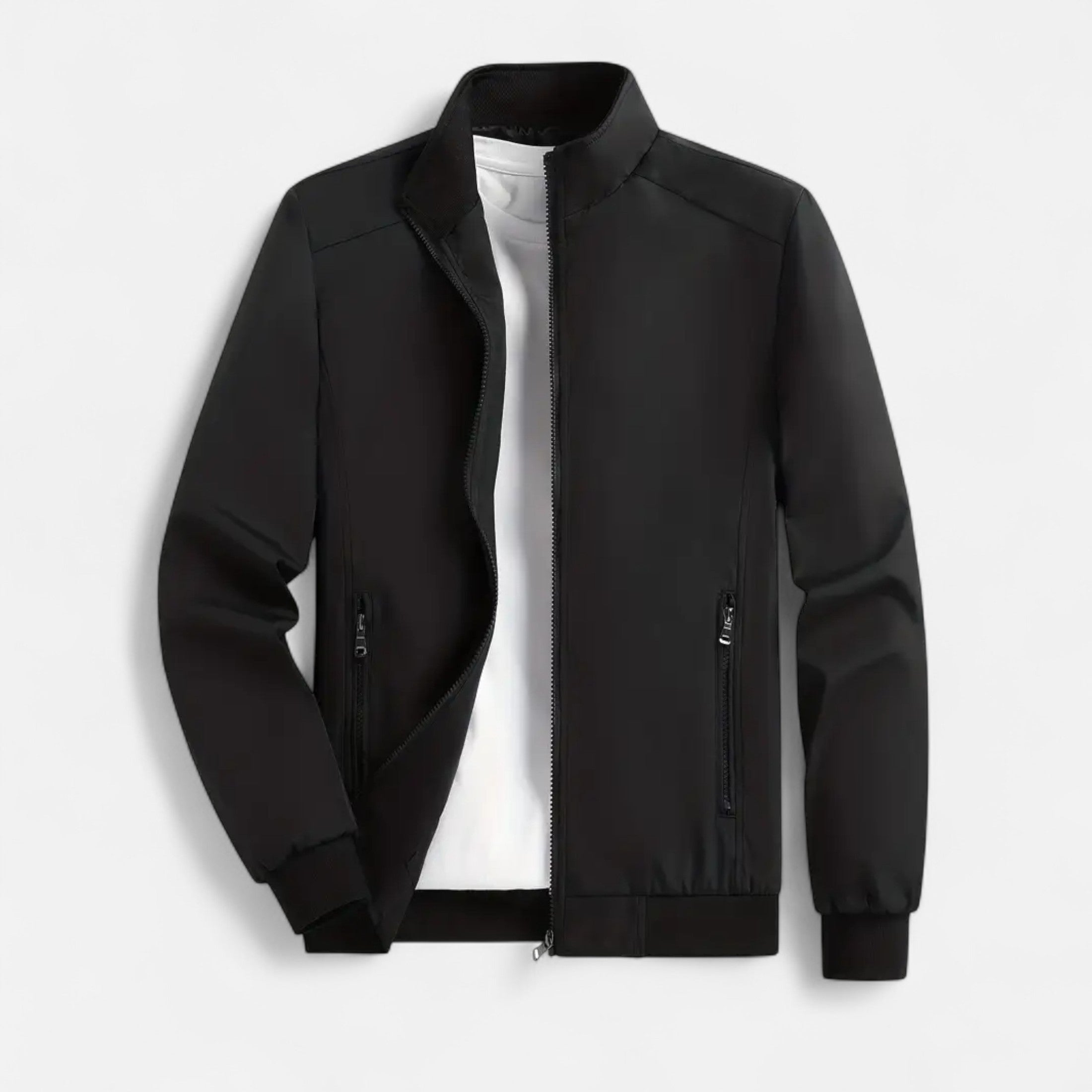 Eliaro Moda | Chaqueta Ligera Hombre Cremallera Cuello Alto