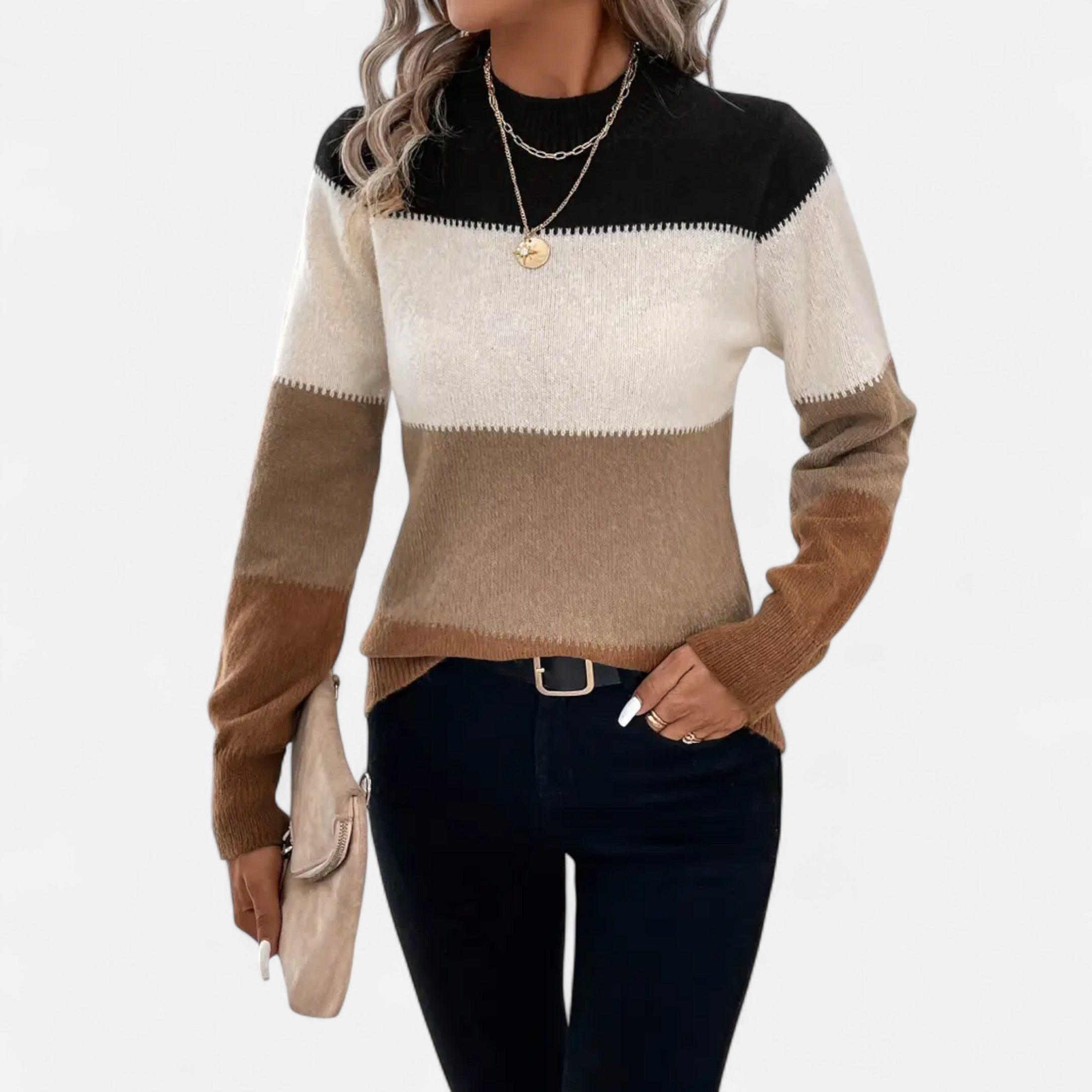 Eliaro Moda | Jersey de Cuello Alto Clásico para Mujer