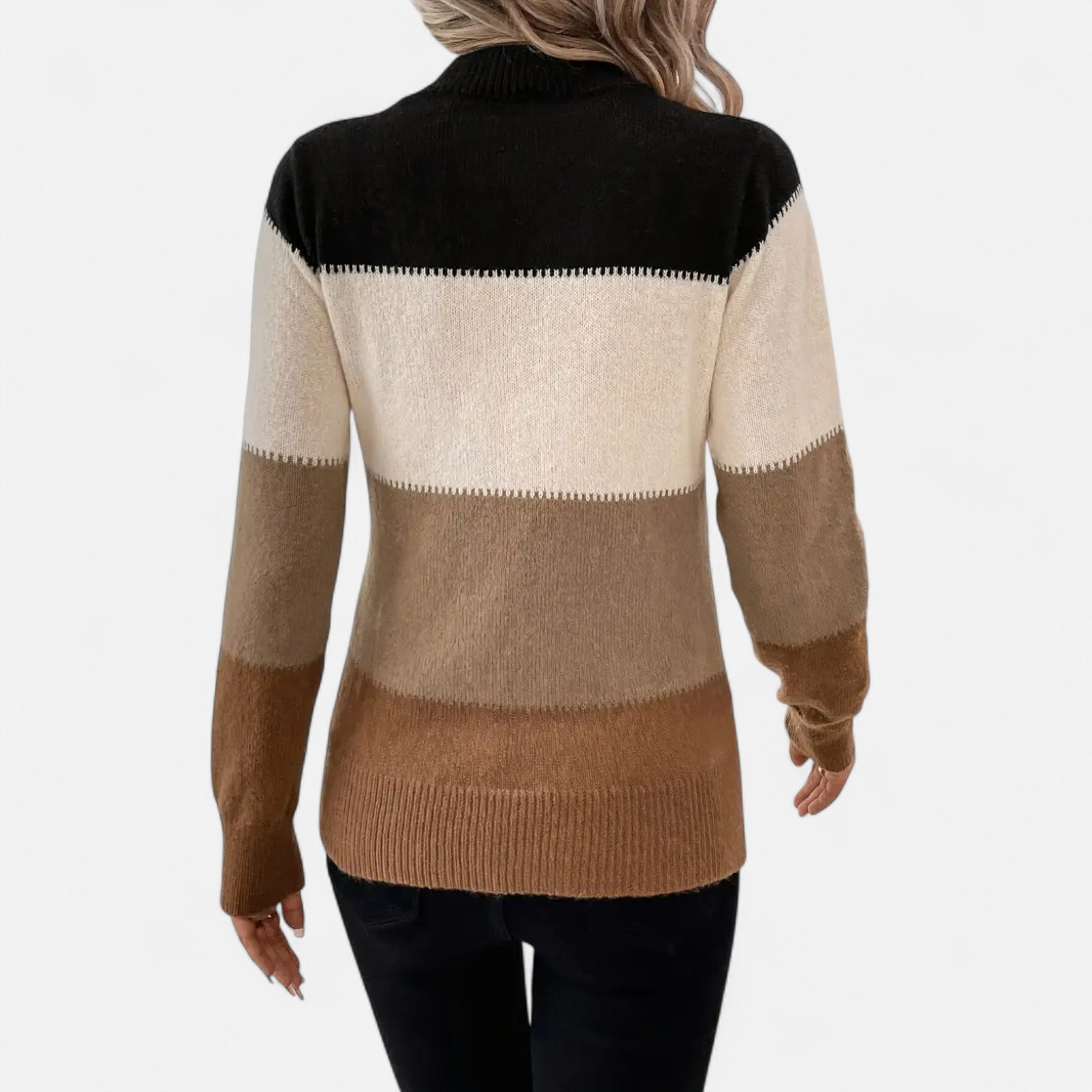 Eliaro Moda | Jersey de Cuello Alto Clásico para Mujer