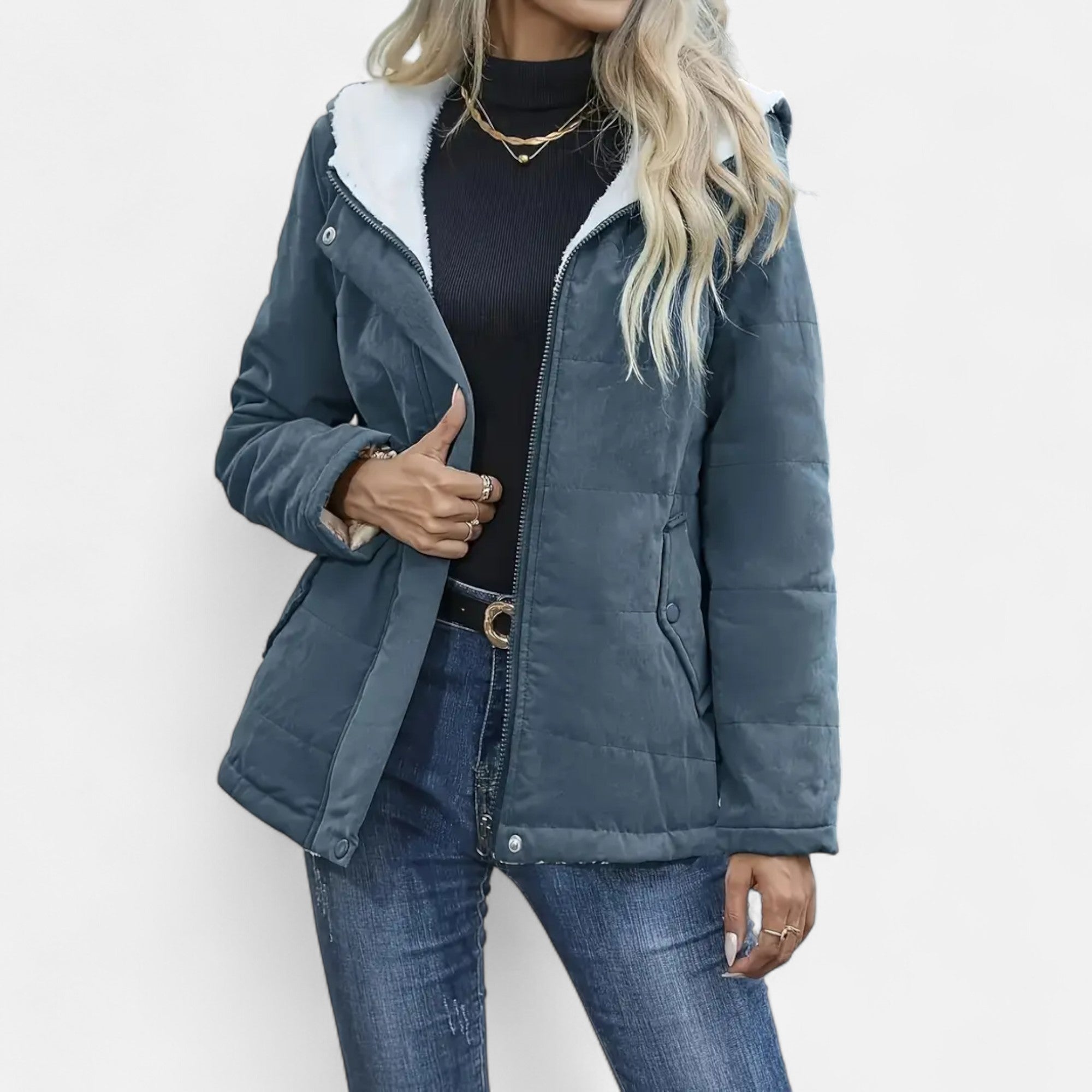 Eliaro Moda | Chaqueta de Invierno con Forro Polar
