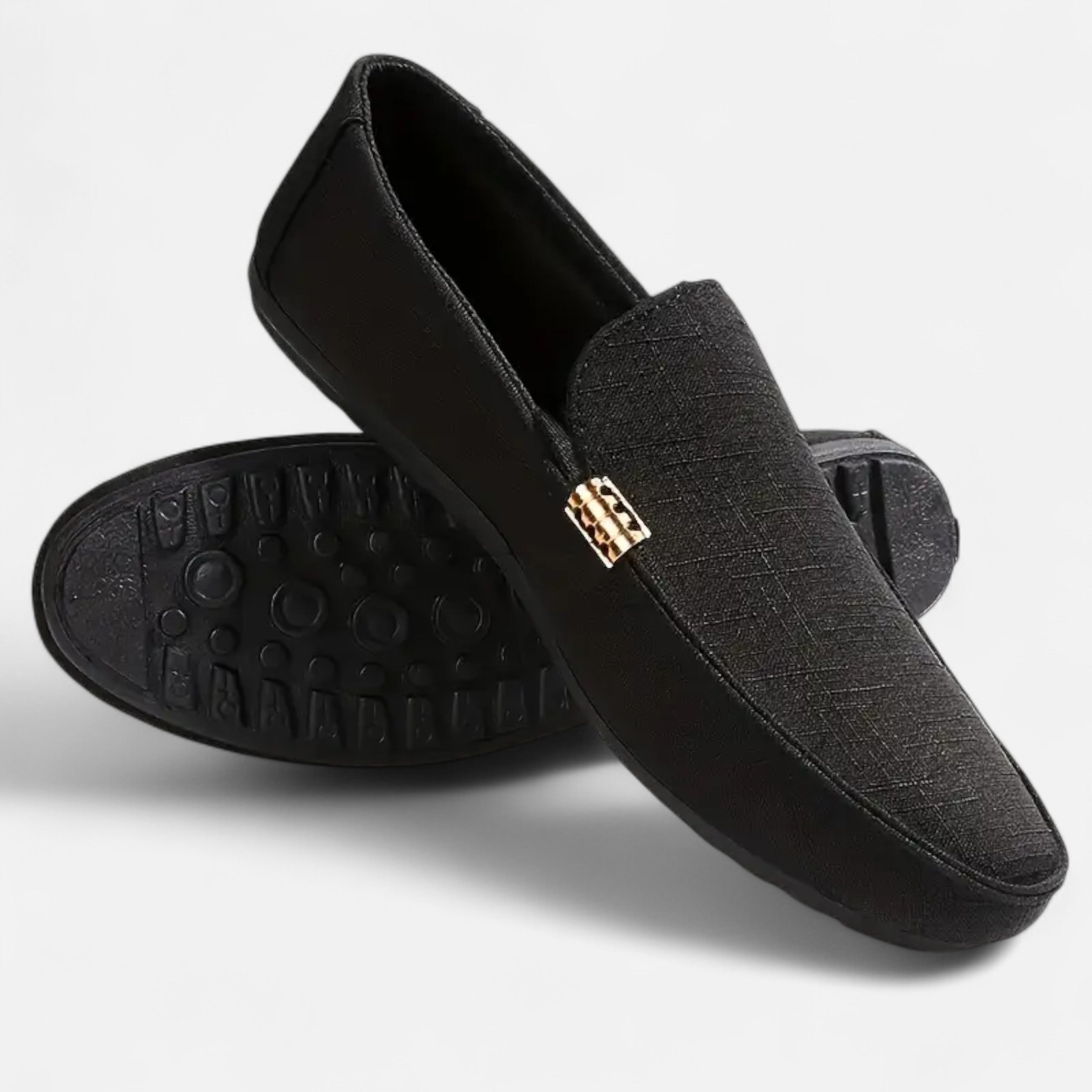 Eliaro Moda | Zapatos Hombre Canvas Estilo Loafer con Punta Redonda