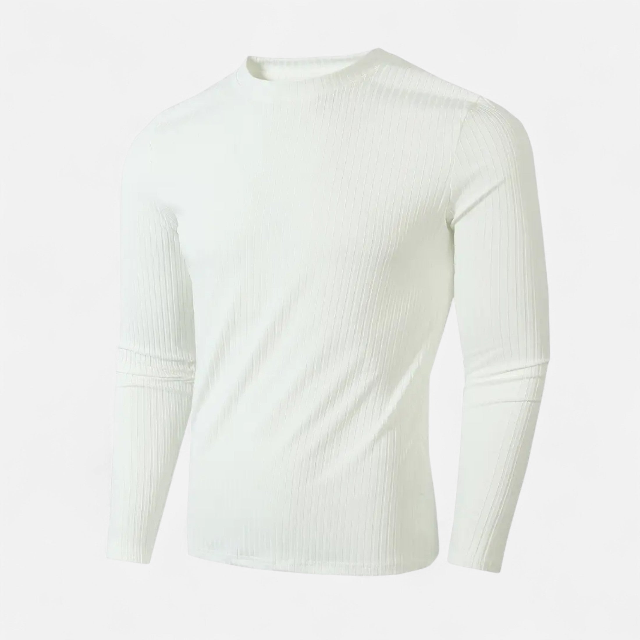 Eliaro Moda | Camiseta de Manga Larga Acanalada para Hombre