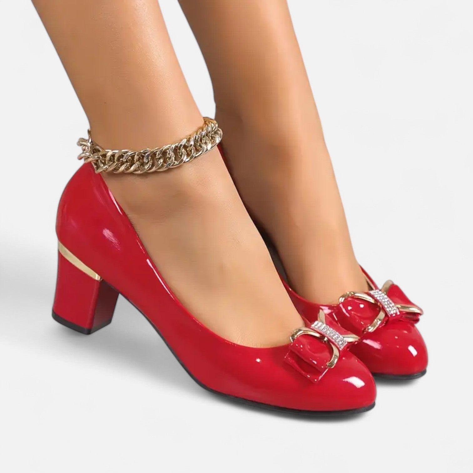 Eliaro Moda | Tacones Altos Lazo Cristal Mujer