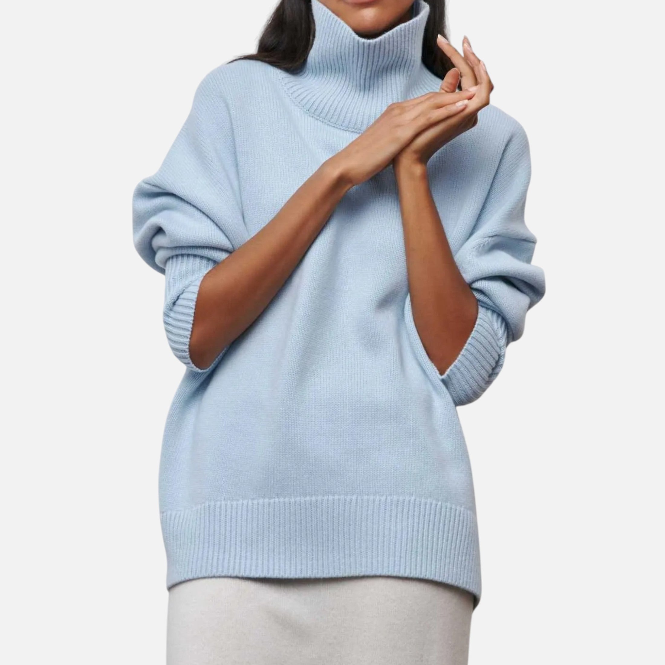 Eliaro Moda | Jersey Mujer Invierno Cuello Alto Suelto