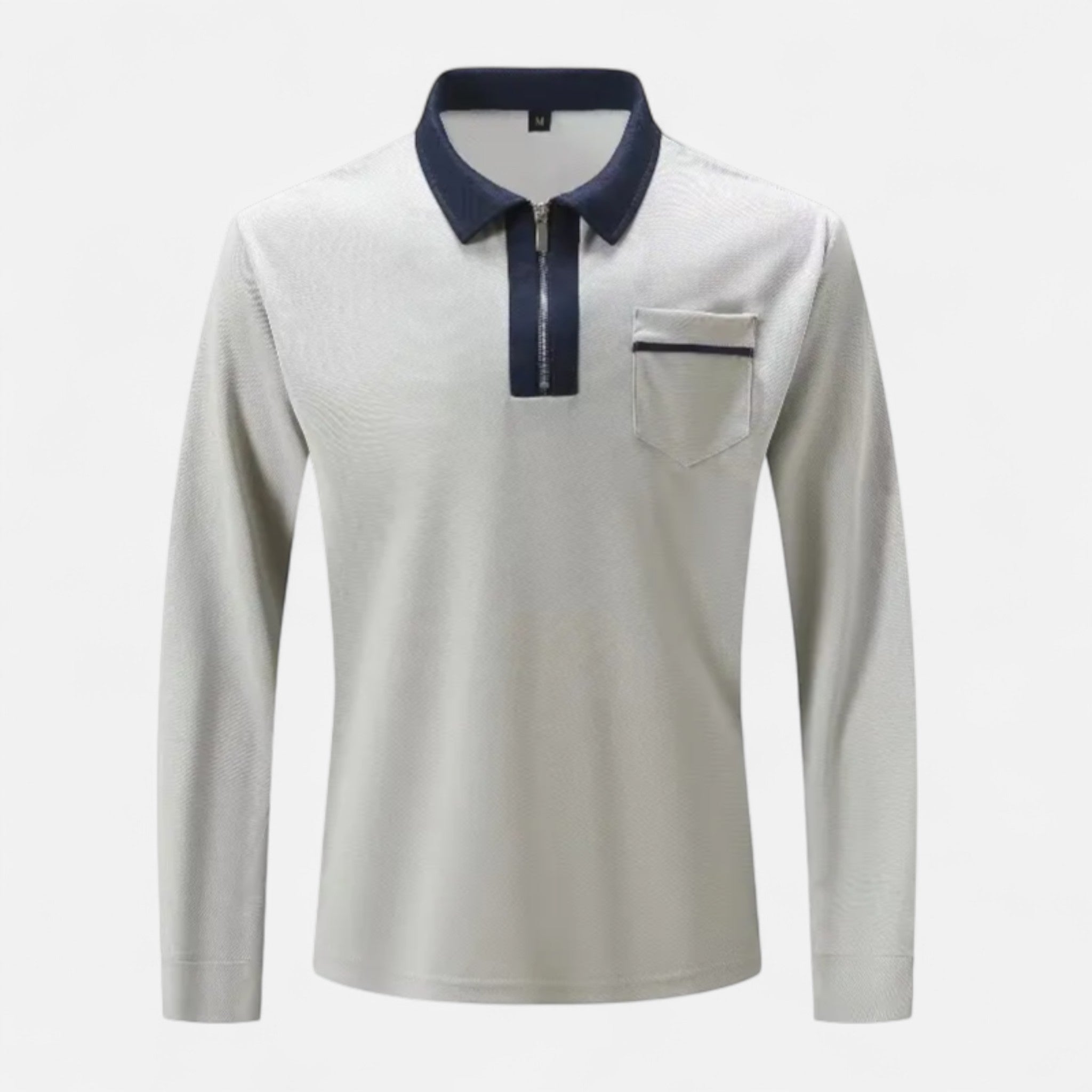 Eliaro Moda | Polo Hombre Otoño Cremallera Cuello Lapel Casual