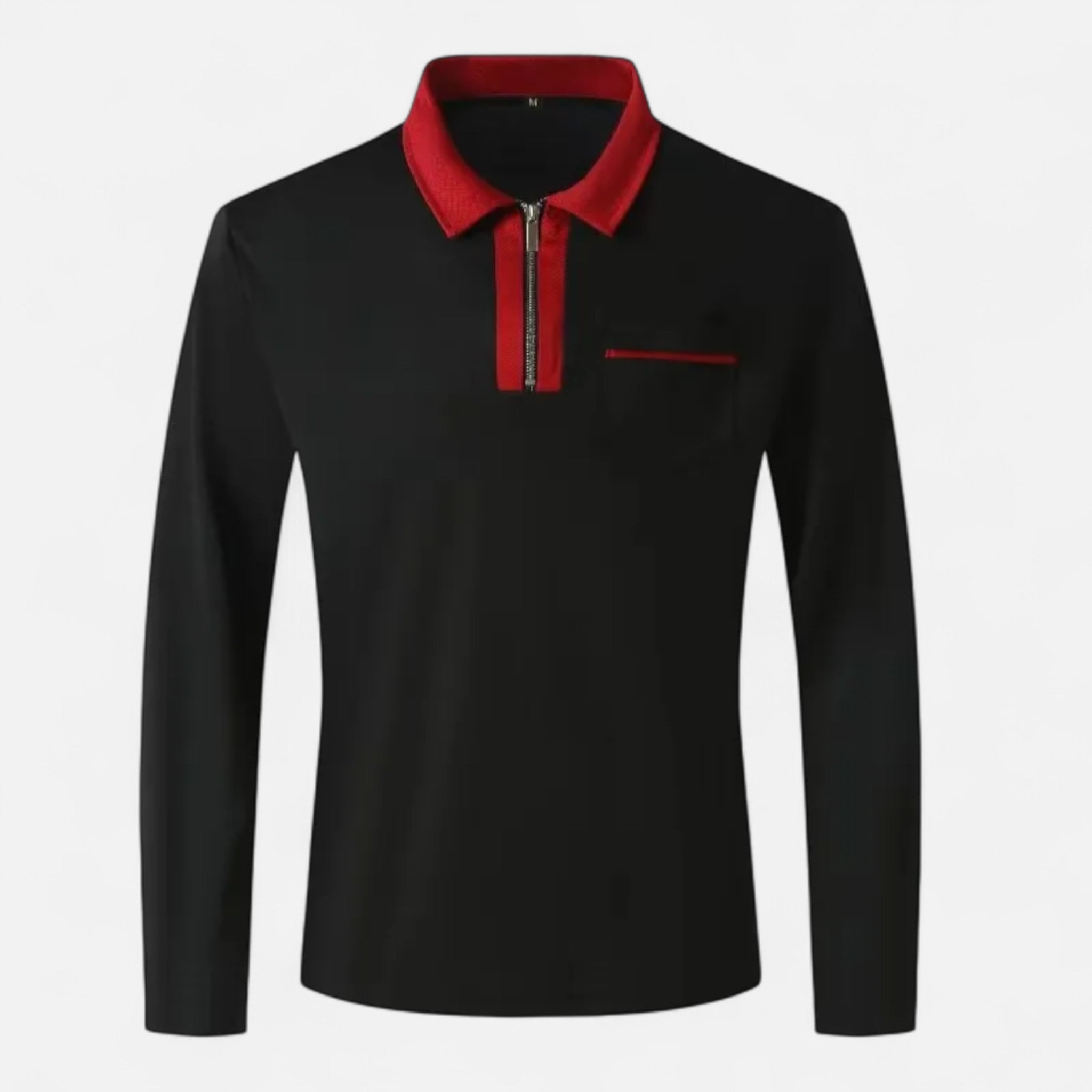 Eliaro Moda | Polo Hombre Otoño Cremallera Cuello Lapel Casual