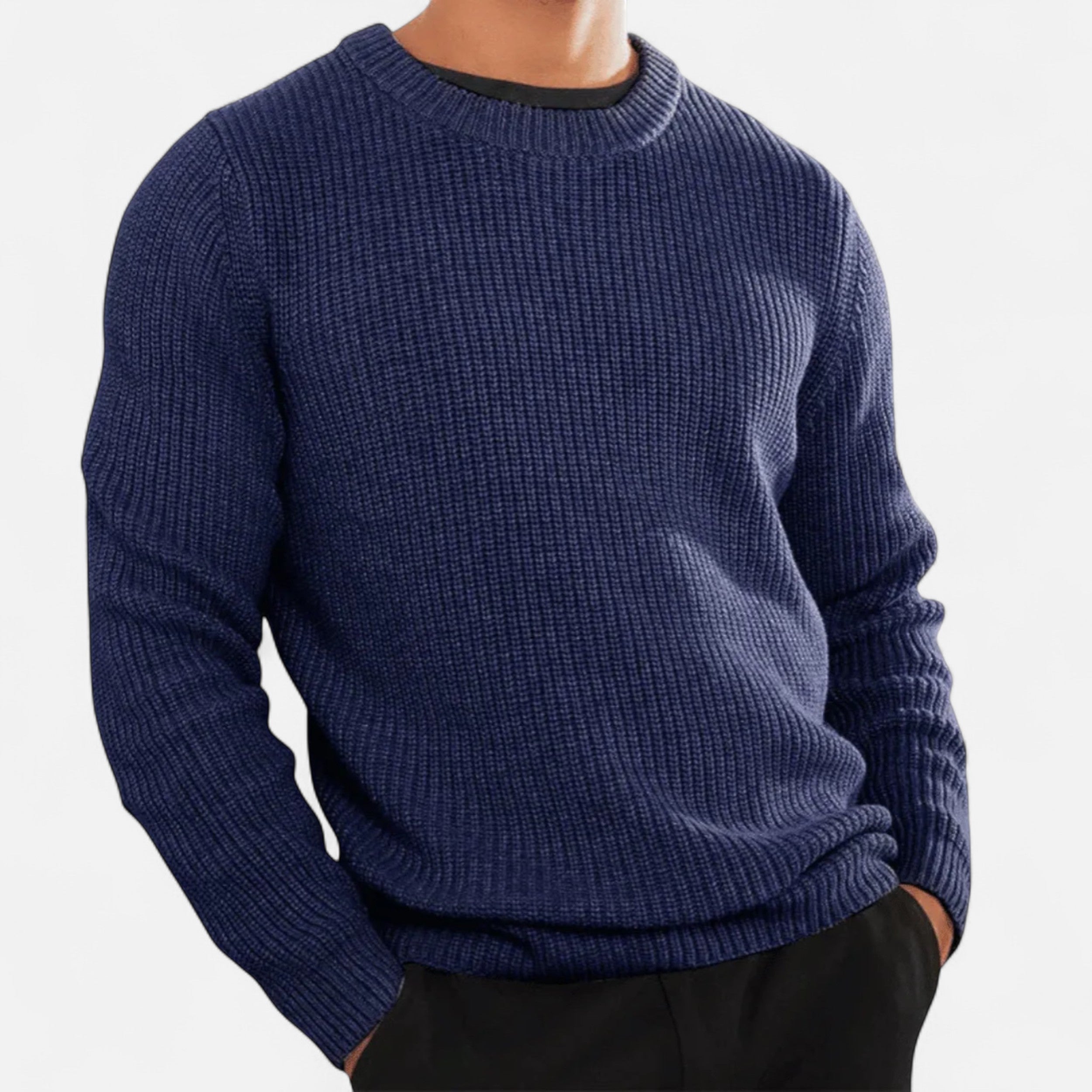 Eliaro Moda | Suéter Hombre Cuello Redondo Tejido Artesanal