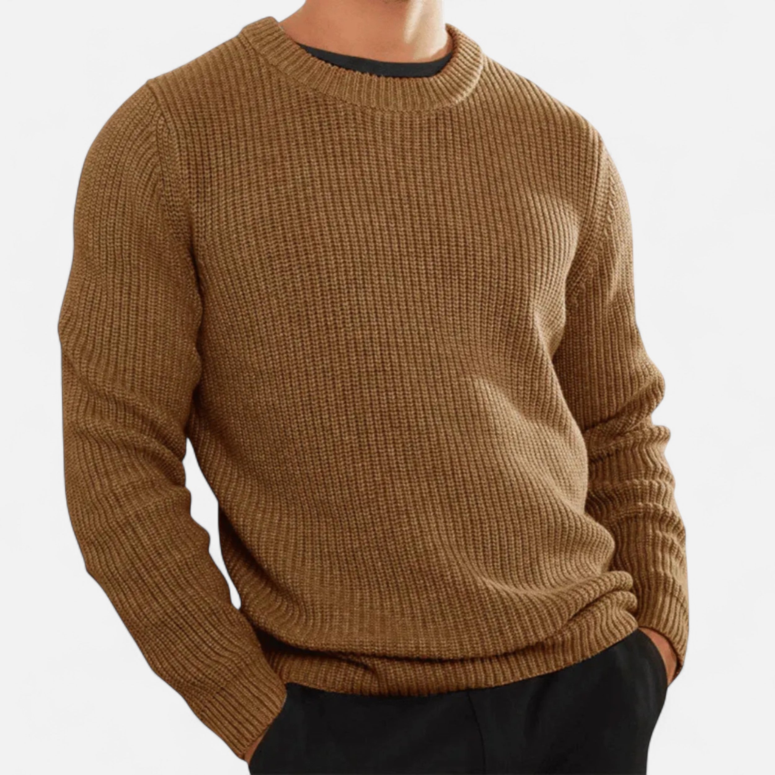 Eliaro Moda | Suéter Hombre Cuello Redondo Tejido Artesanal