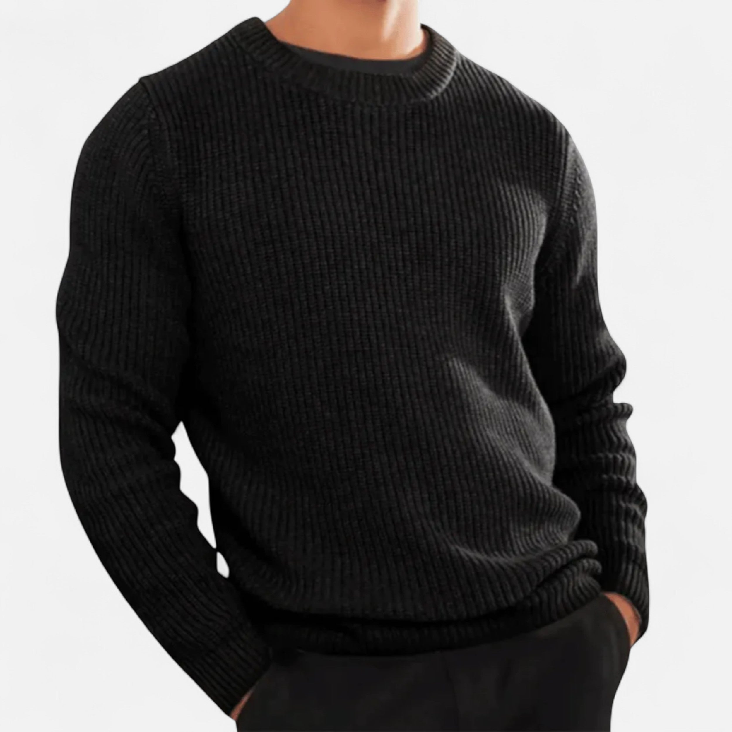 Eliaro Moda | Suéter Hombre Cuello Redondo Tejido Artesanal