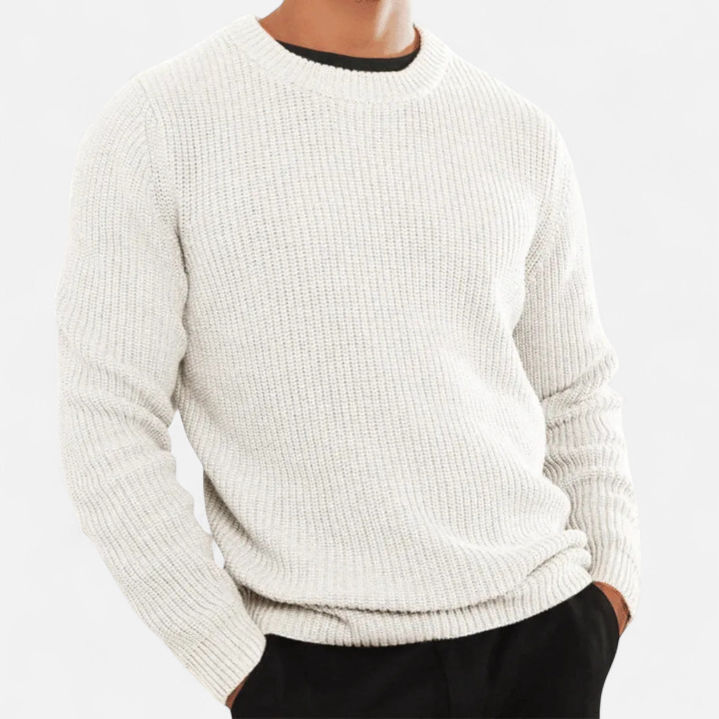 Eliaro Moda | Suéter Hombre Cuello Redondo Tejido Artesanal