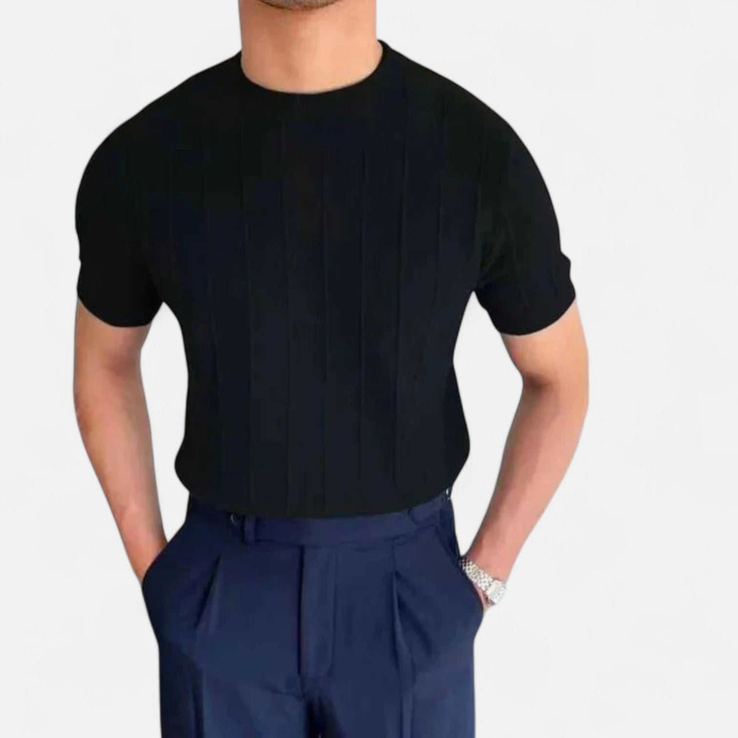 Eliaro Moda | Camiseta para Hombre Estilo Old Money – Lujo Discreto, Sofisticación Atemporal