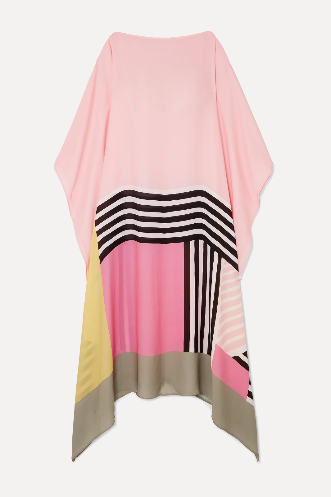 Robe kimono longue pour femme avec manches chauve-souris — été