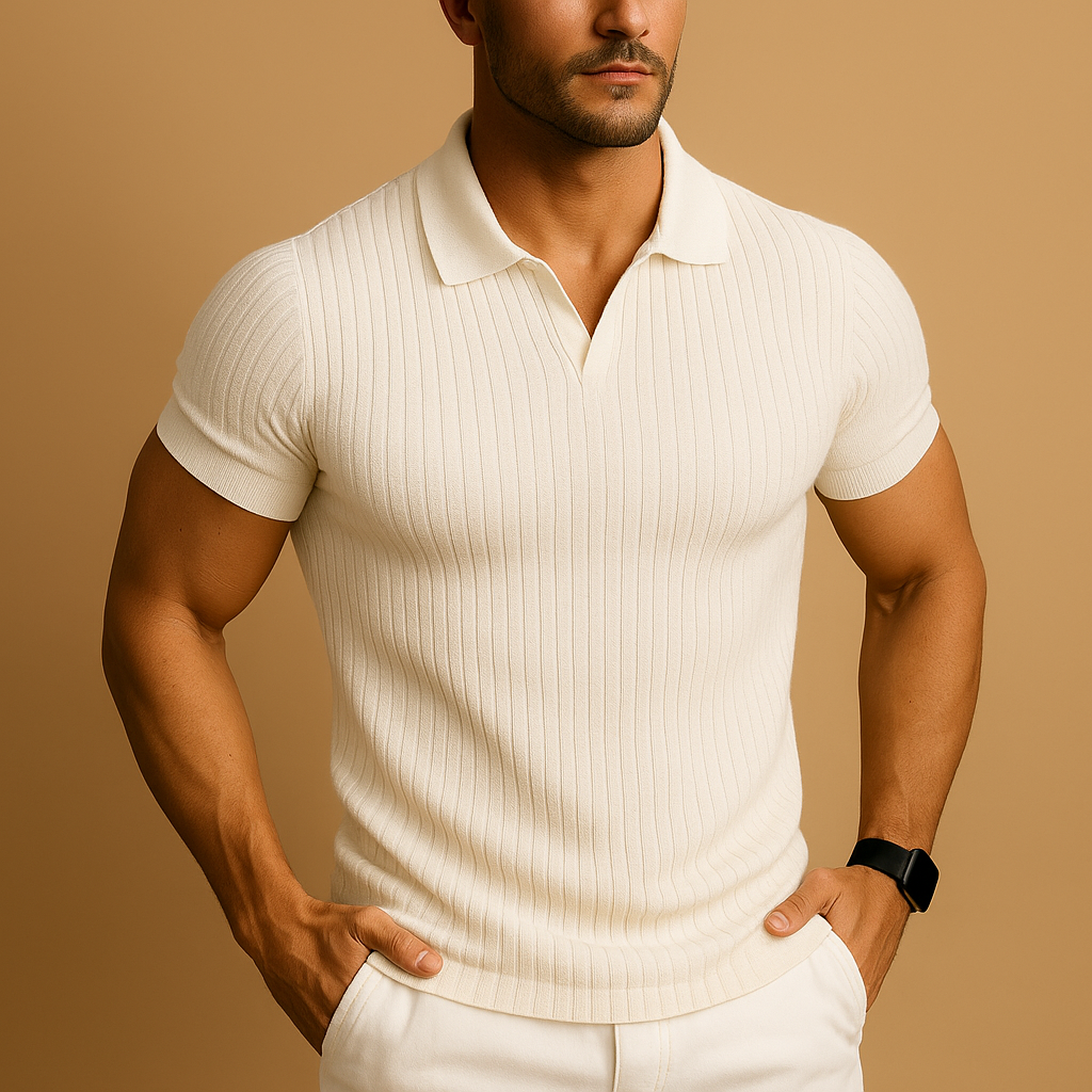 Polo de Corte Ajustado para Hombre