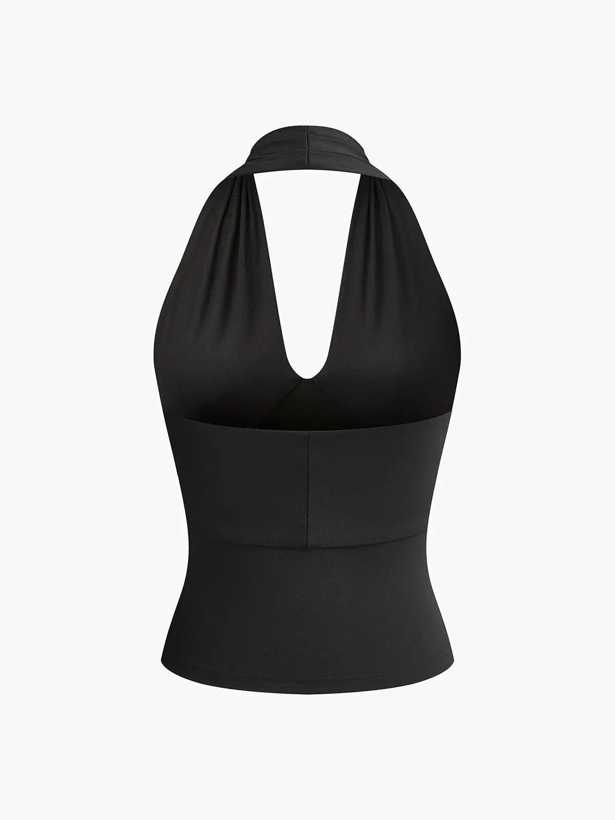 Top halter mujer | cuello cruzado en V para uso diario