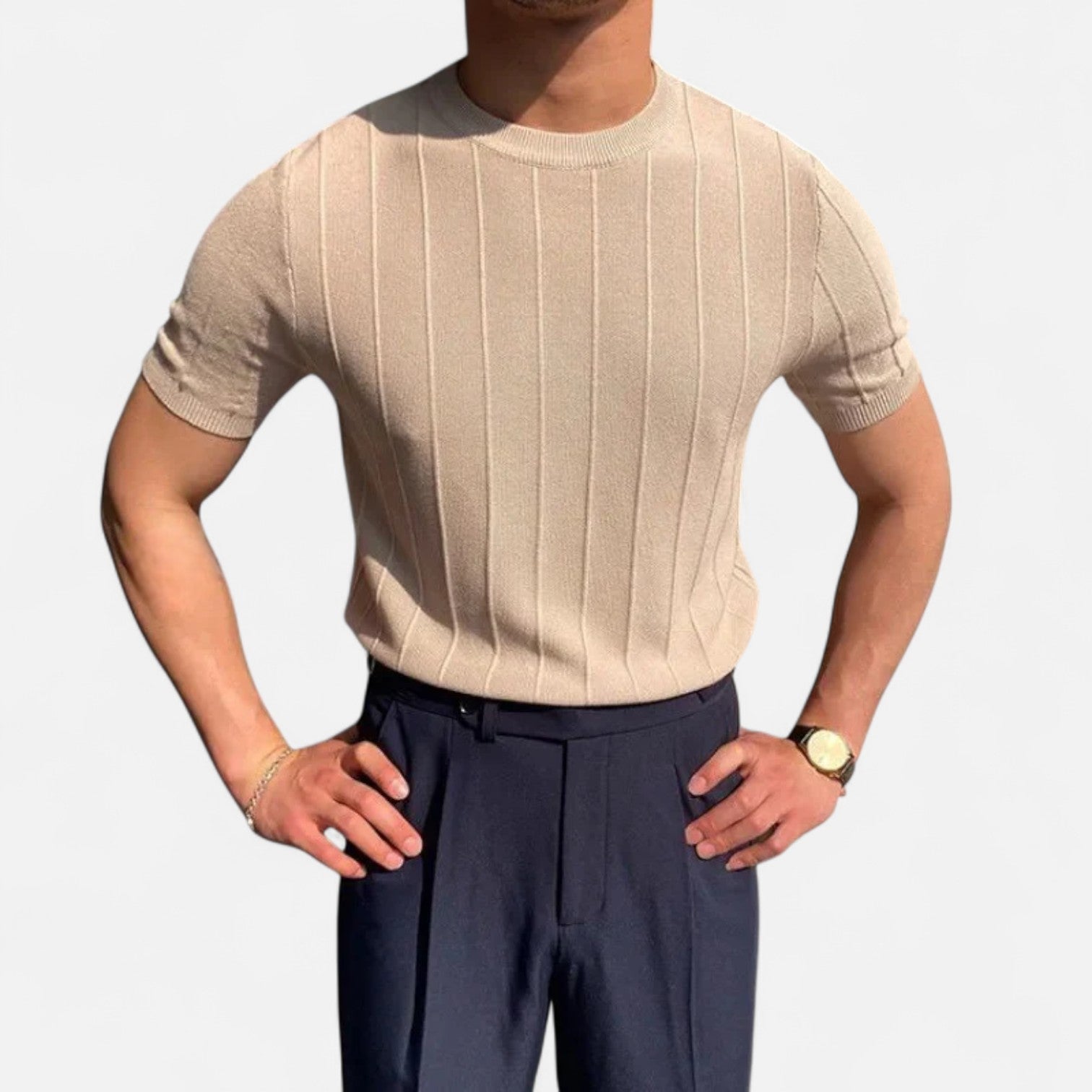 Eliaro Moda | Camiseta para Hombre Estilo Old Money – Lujo Discreto, Sofisticación Atemporal